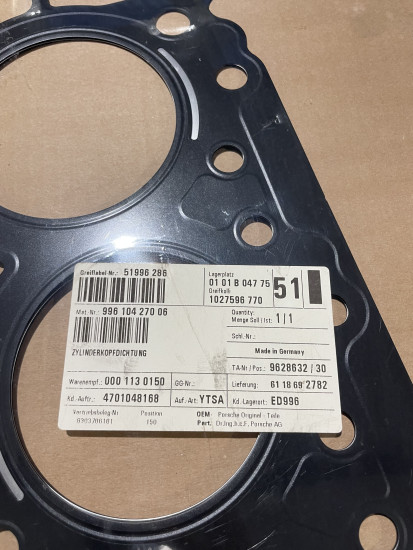 Zylinderkopfdichtung Porsche 996 Carrera 3.4 996 104 270 06