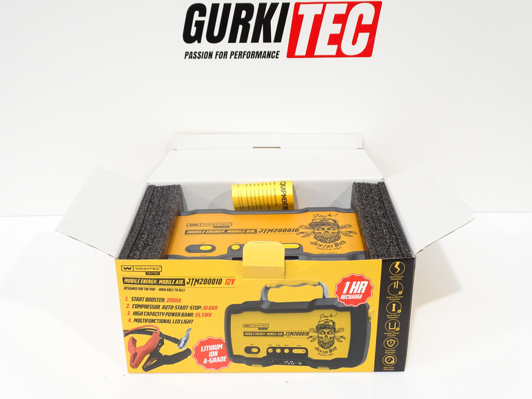 WINNTEC JTM 200010 | Booster | Überbrückung | Auto | Starthilfe